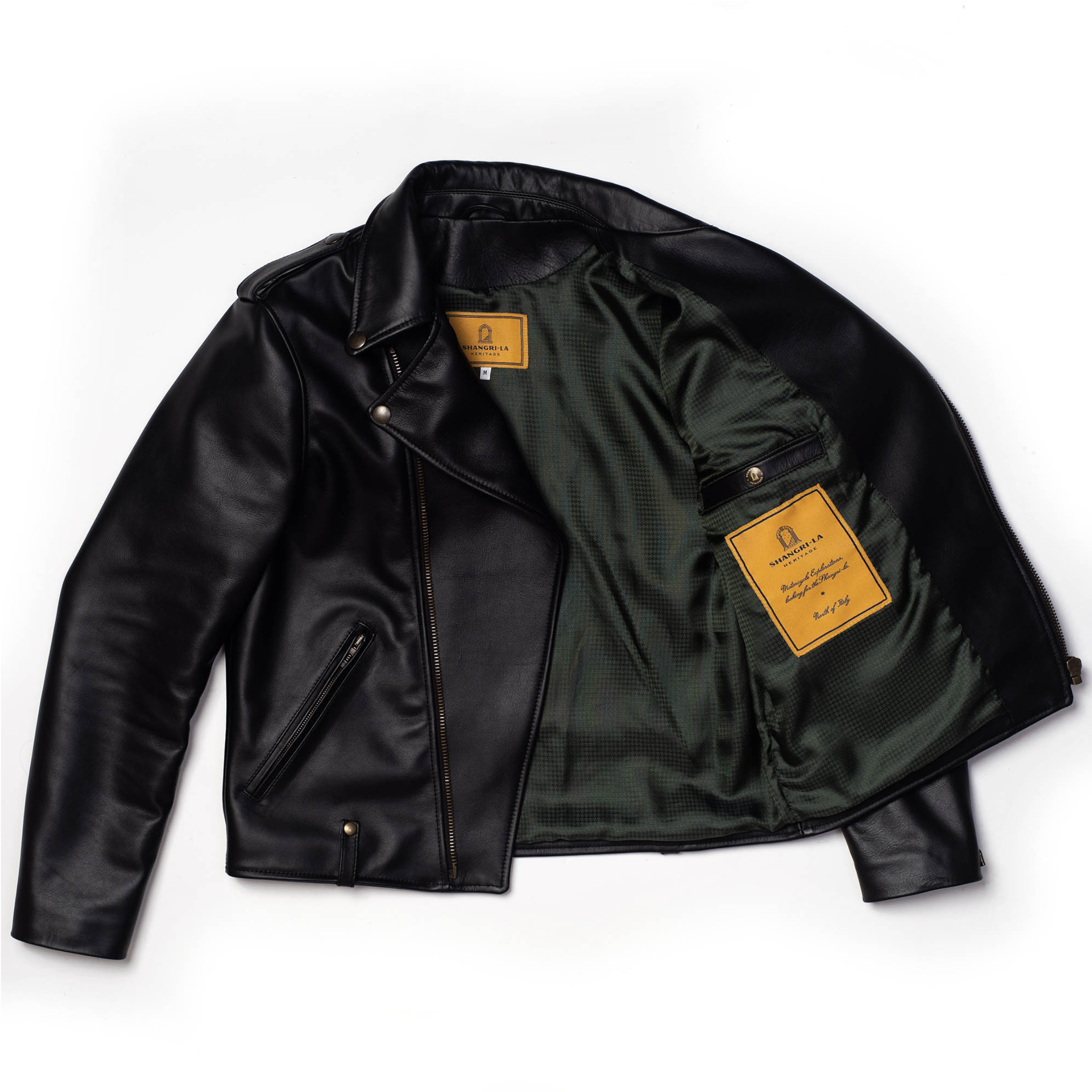 The “Chiodo” (Kee-yo-doh) Black Steerhide Leather Jacket — Los Angeles Moto